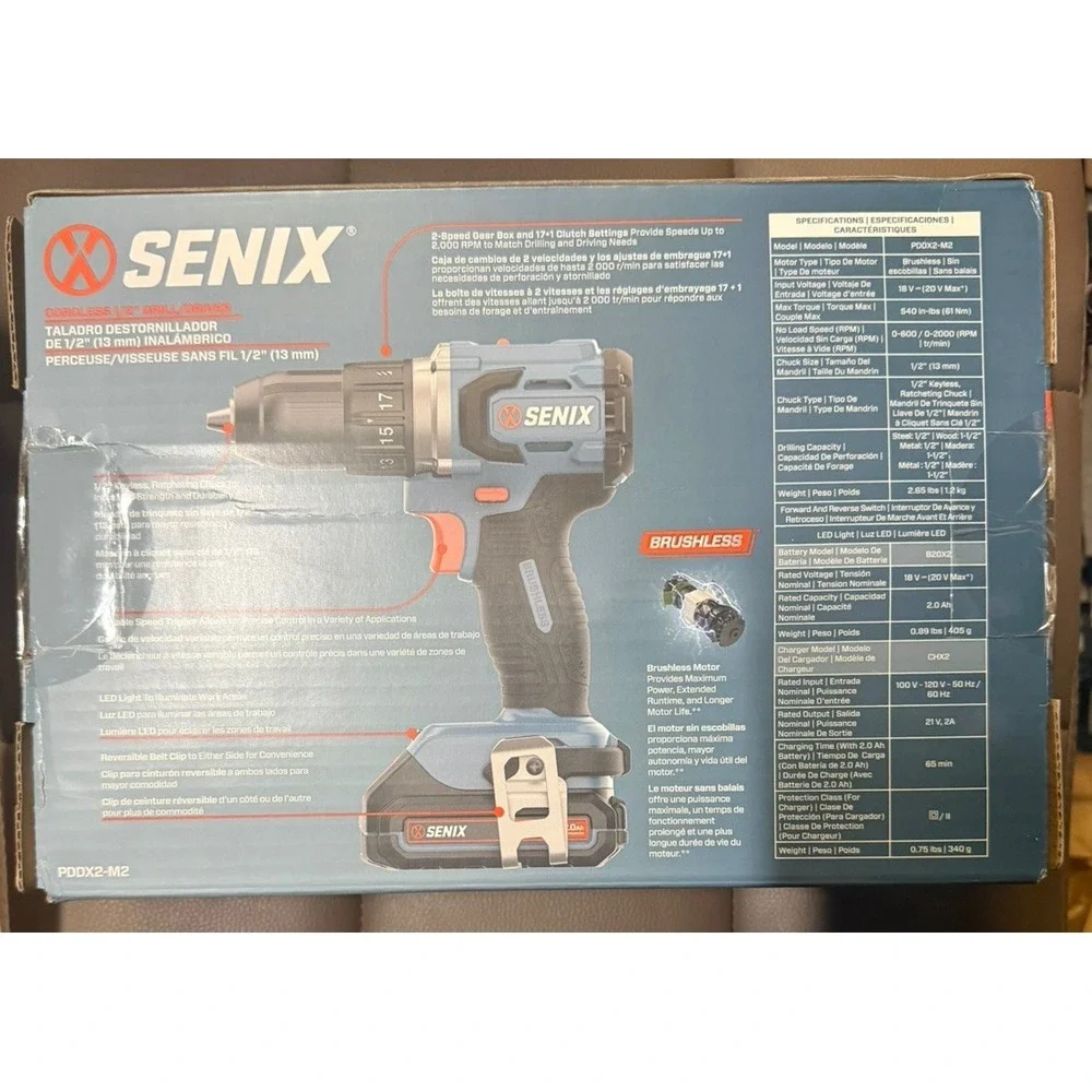 Senix X2 20V Max 1/2